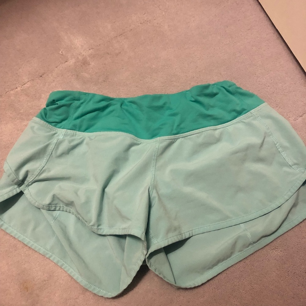 Light blue size 4 Lululemon shorts